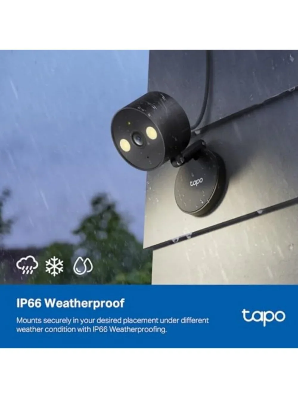 2K+ Indoor/Outdoor Wired Security Camera for Baby Monitoring & Home Surveillance